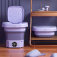 Draagbare mini-opvouwbare wasmachine