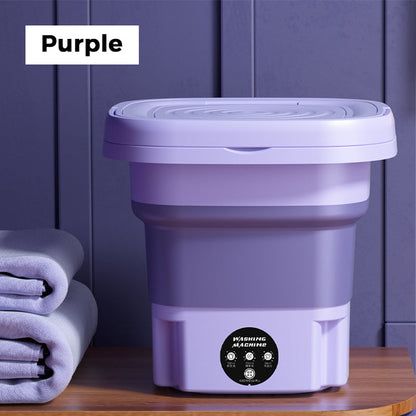 Draagbare mini-opvouwbare wasmachine