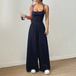 Casual jumpsuit met spaghettibandjes voor dames
