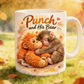 ☕🐒Punch and His Bear – Schattige apenbeker • Elke dag warmte voor jou