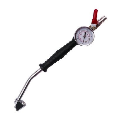 Zware Bandenpomp Met Drukmeter – Altijd De Juiste Spanning🔥Stevig, nauwkeurig & betrouwbaar – Laatste dag 68% korting!