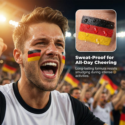 🔥🔥Schminkstift met nationale vlag voor sportfans🏆🏆