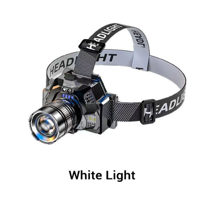 Oplaadbare, superheldere led-hoofdlamp