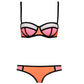 Sexy bikini-set met kleurblokken voor dames