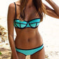Sexy bikini-set met kleurblokken voor dames